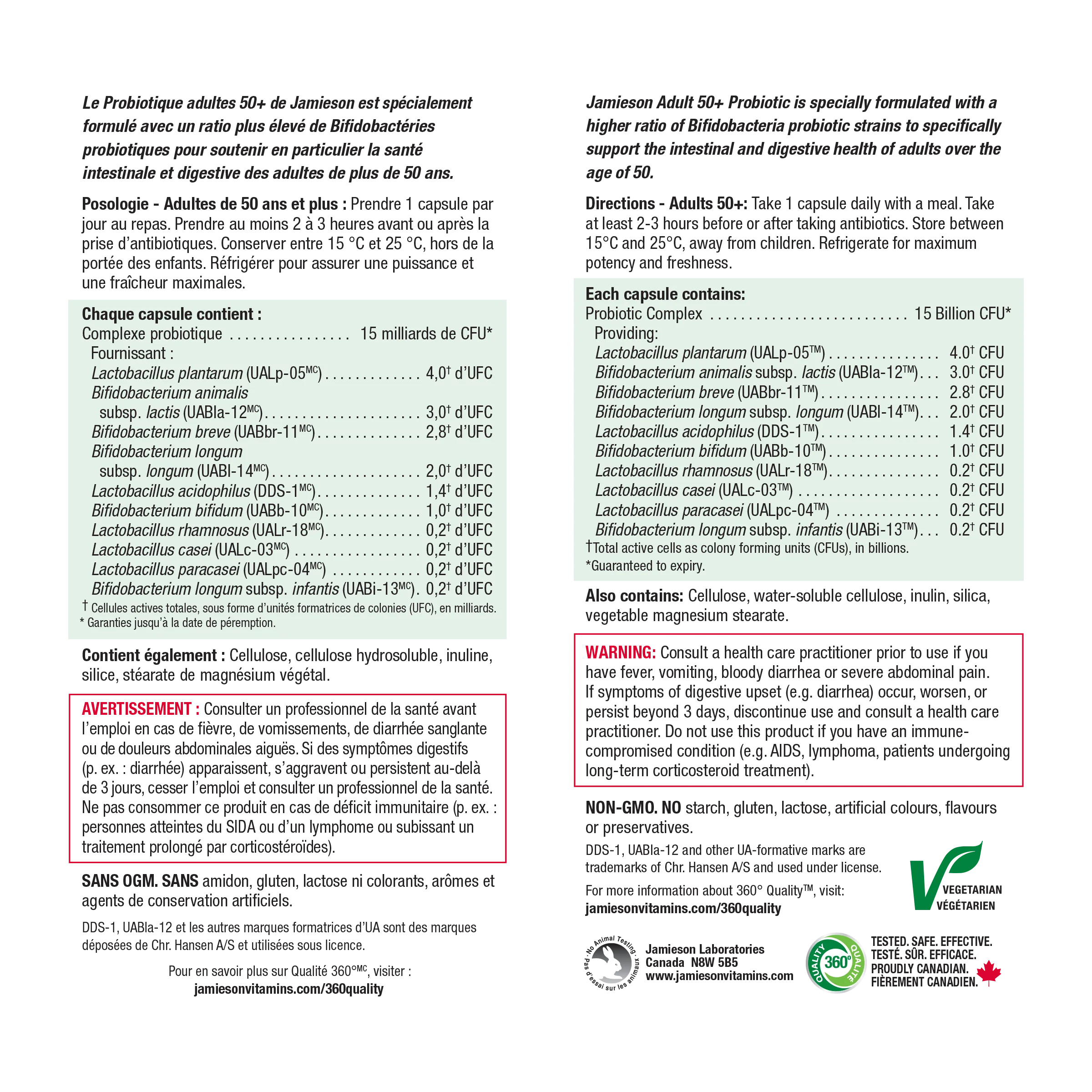 Probiotic 15 Billion CFU for Adults 50+ - Image 3