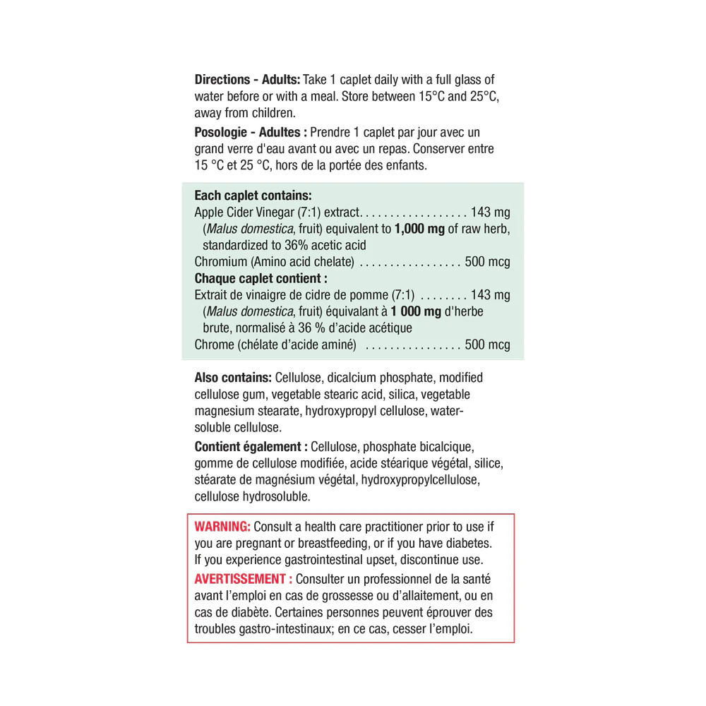 Apple Cider Vinegar & Chromium - Image 4