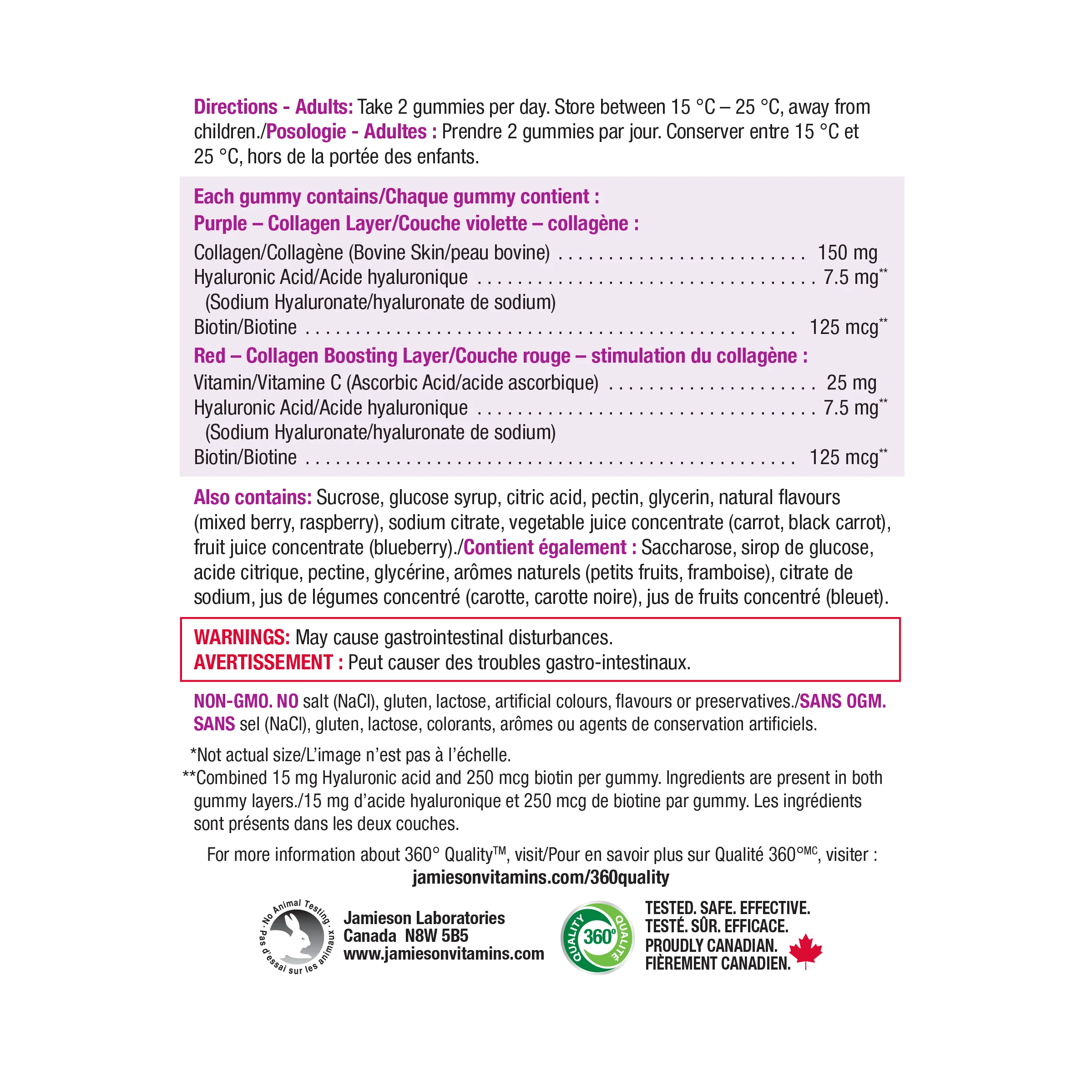 Collagen + Biotin with Hyaluronic Acid Bilayer Gummy - Image 3