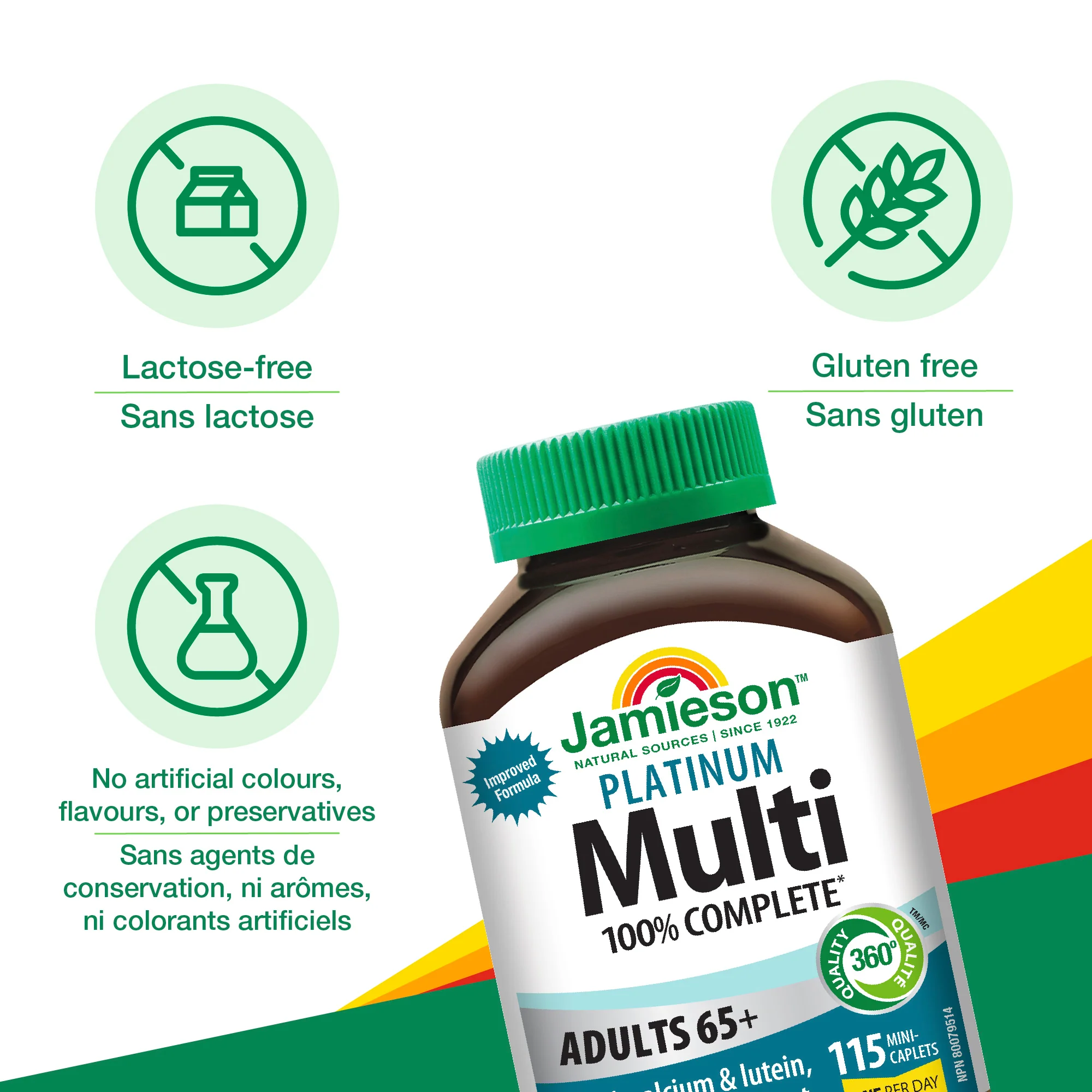100% Complete Platinum Multivitamin For Adults 65+ - Image 4