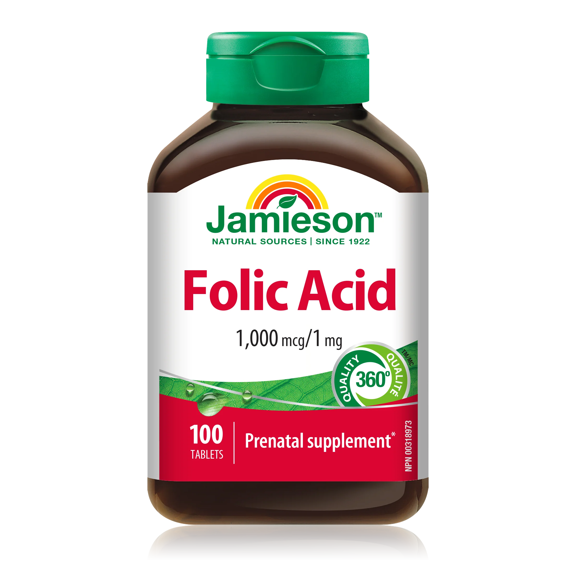 Folic Acid 1,000 mcg