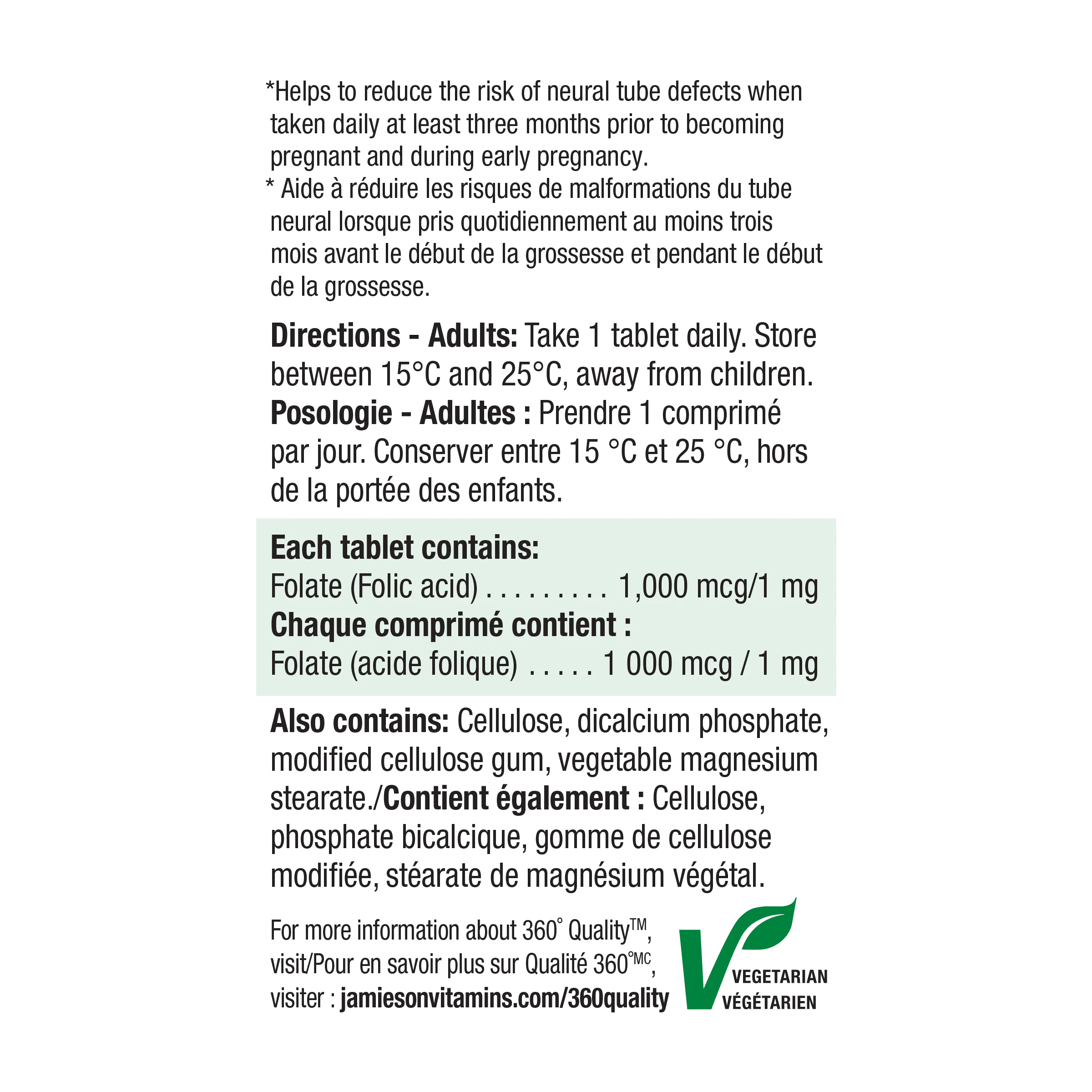 Folic Acid 1,000 mcg - Image 3