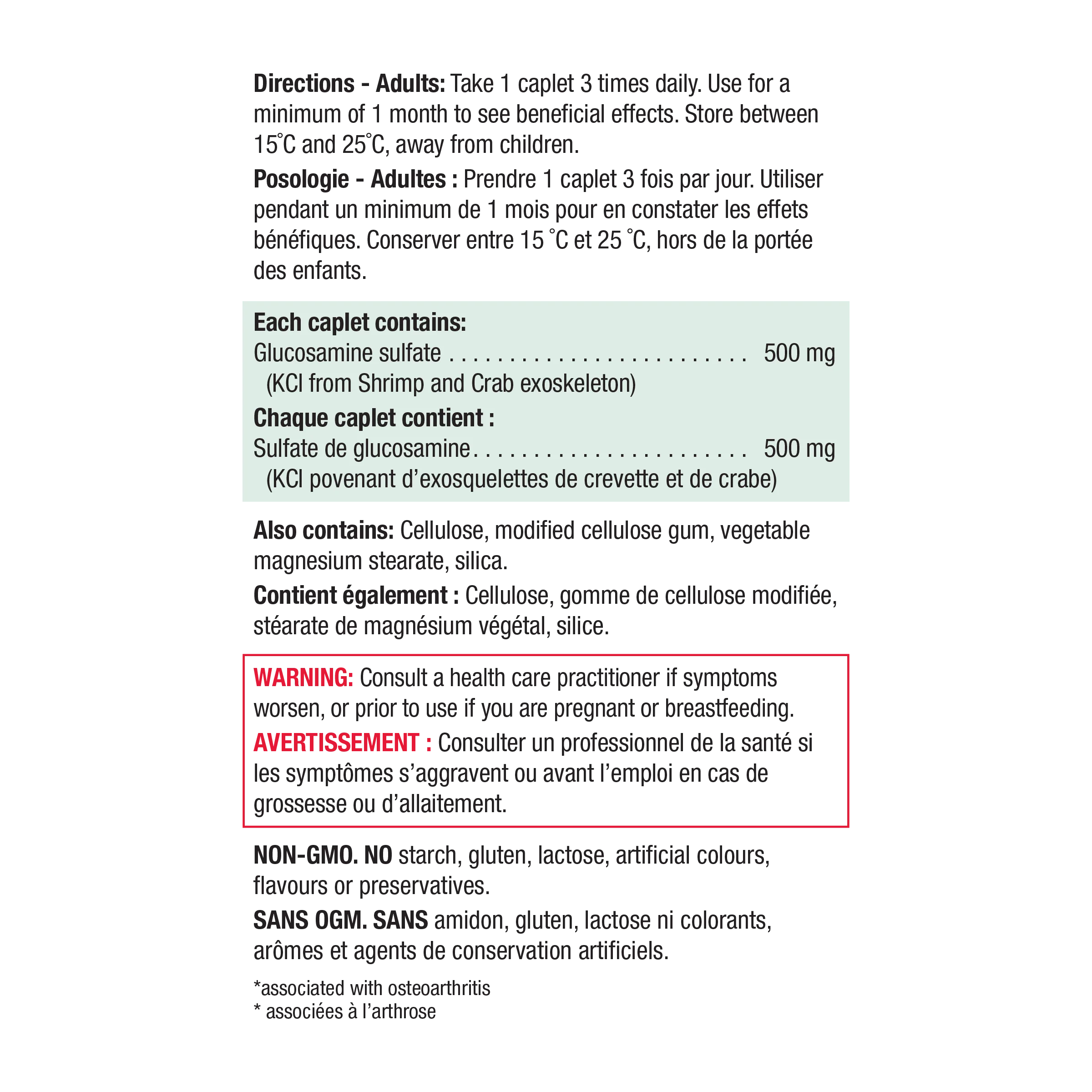 Glucosamine 500 mg - Image 3