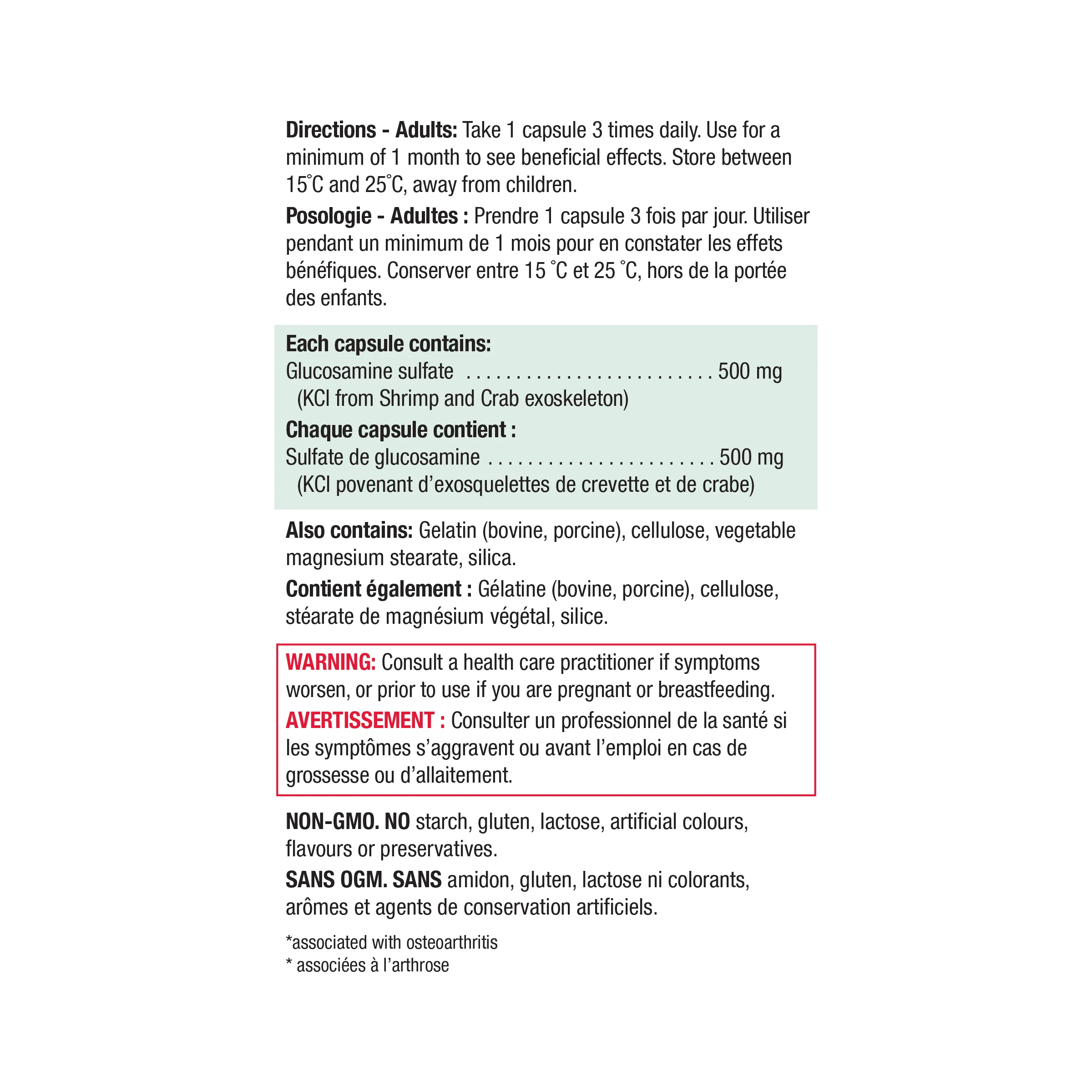 Glucosamine | Capsules - Image 3