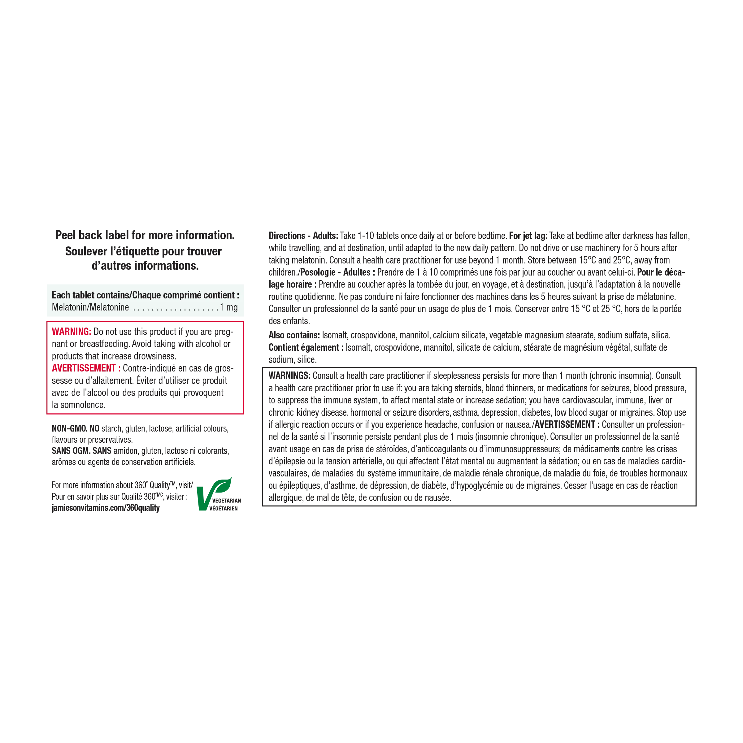Melatonin 1 mg Fast-Dissolving - Image 3