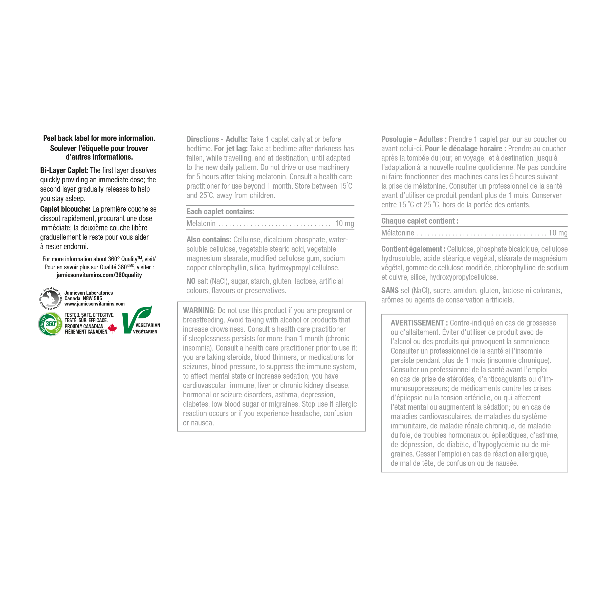 Melatonin 10 mg Dual-Action Timed Release - Image 3