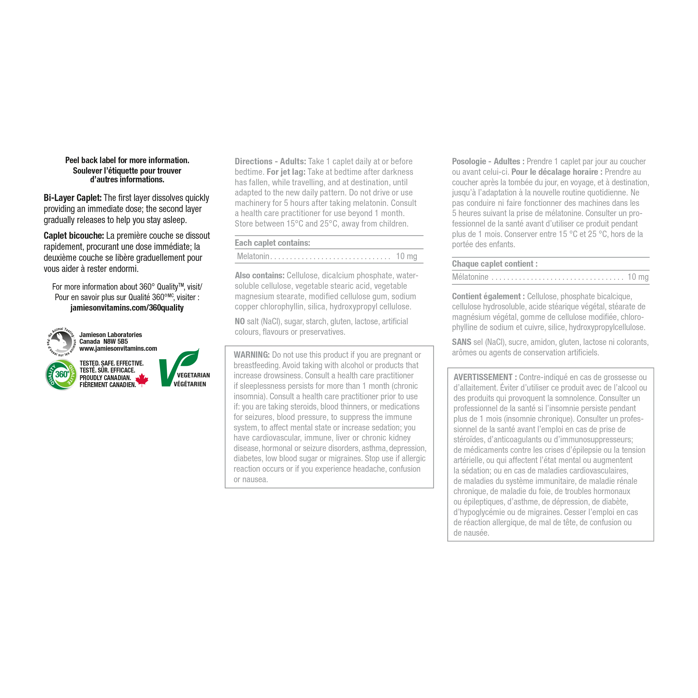 Melatonin 10 mg Dual-Action Timed Release - Image 7