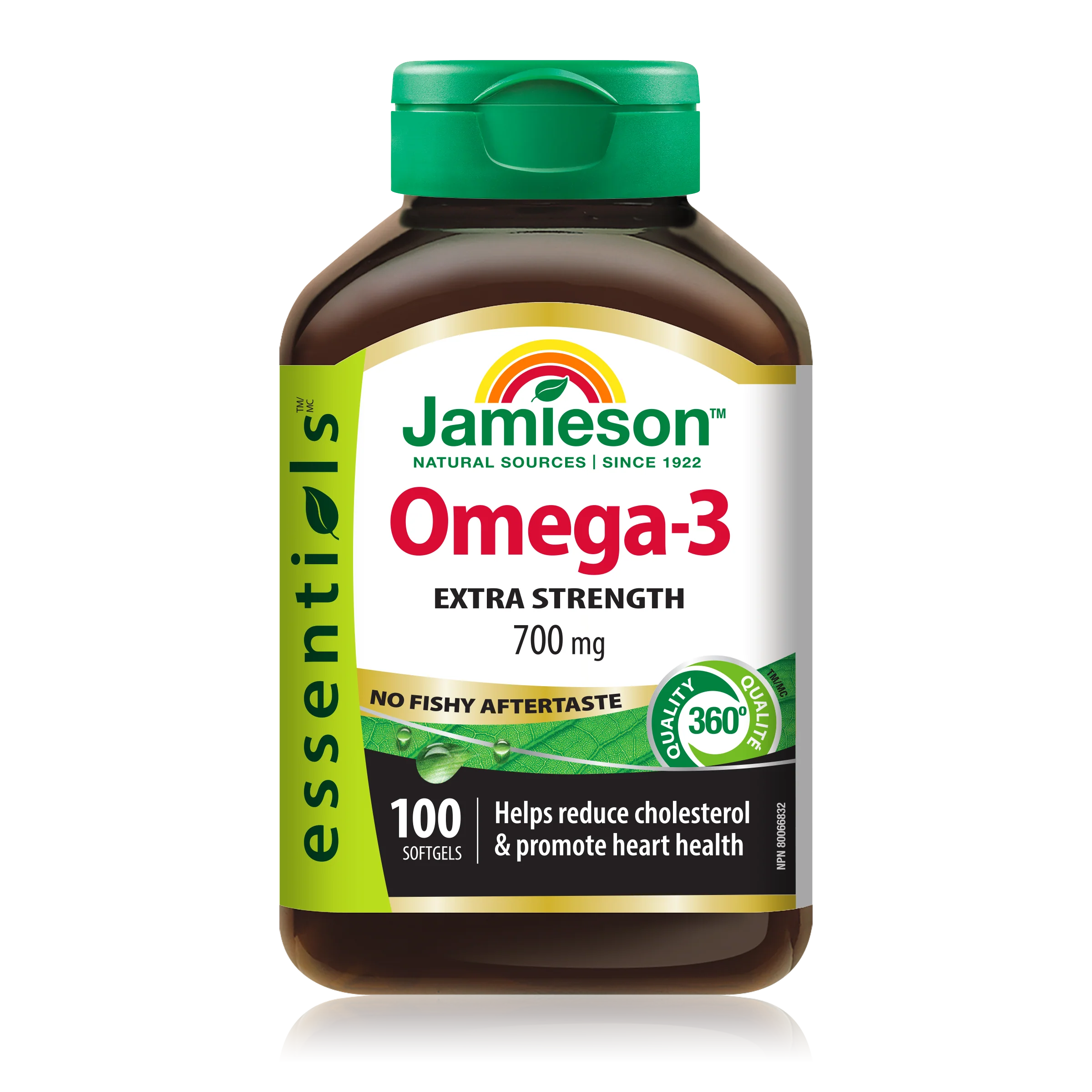 No Fishy Aftertaste | Extra-Strength Omega-3