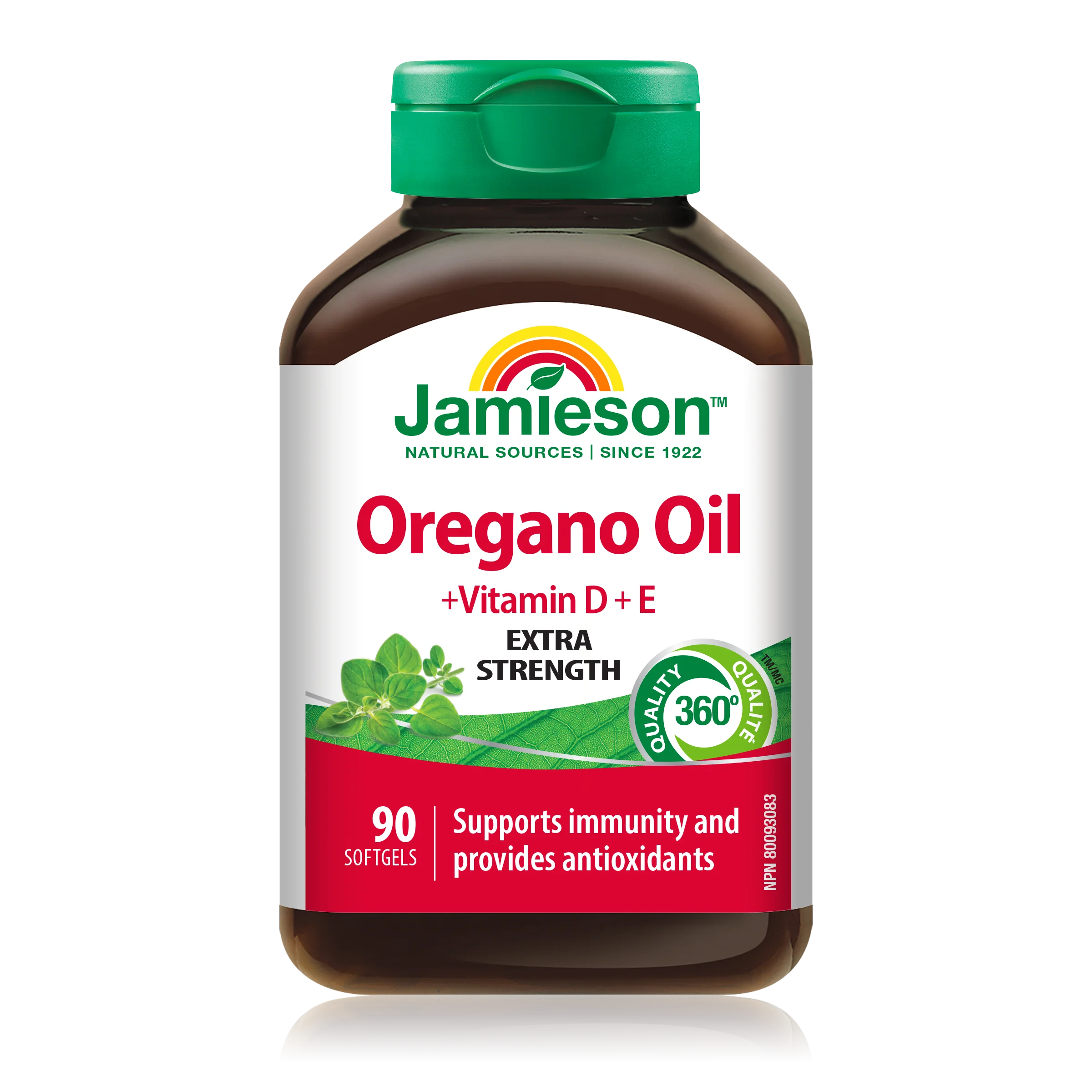 Oregano Oil with Vitamin D + E | Extra Strength