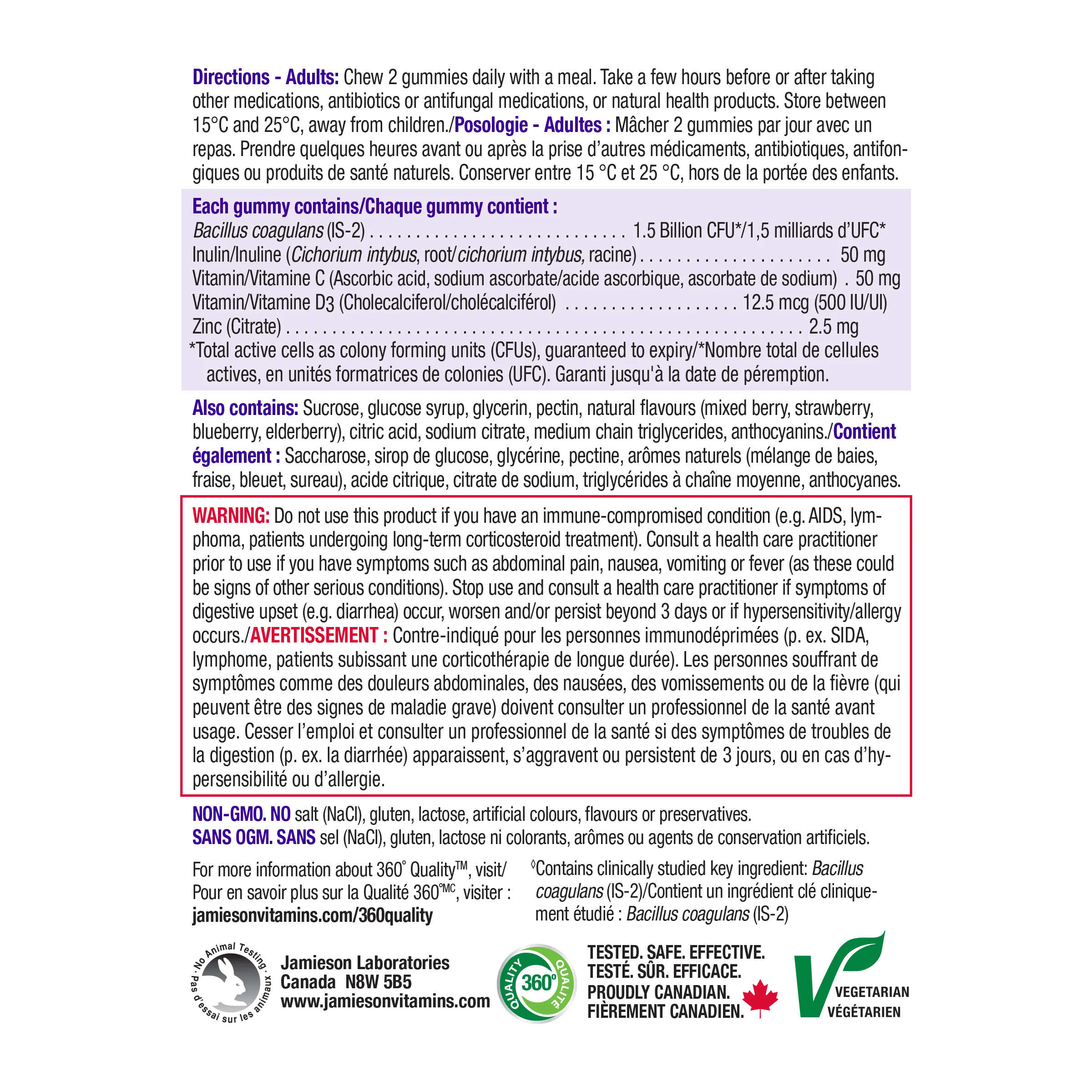 Probiotic + Immune Support Gummies - Image 3