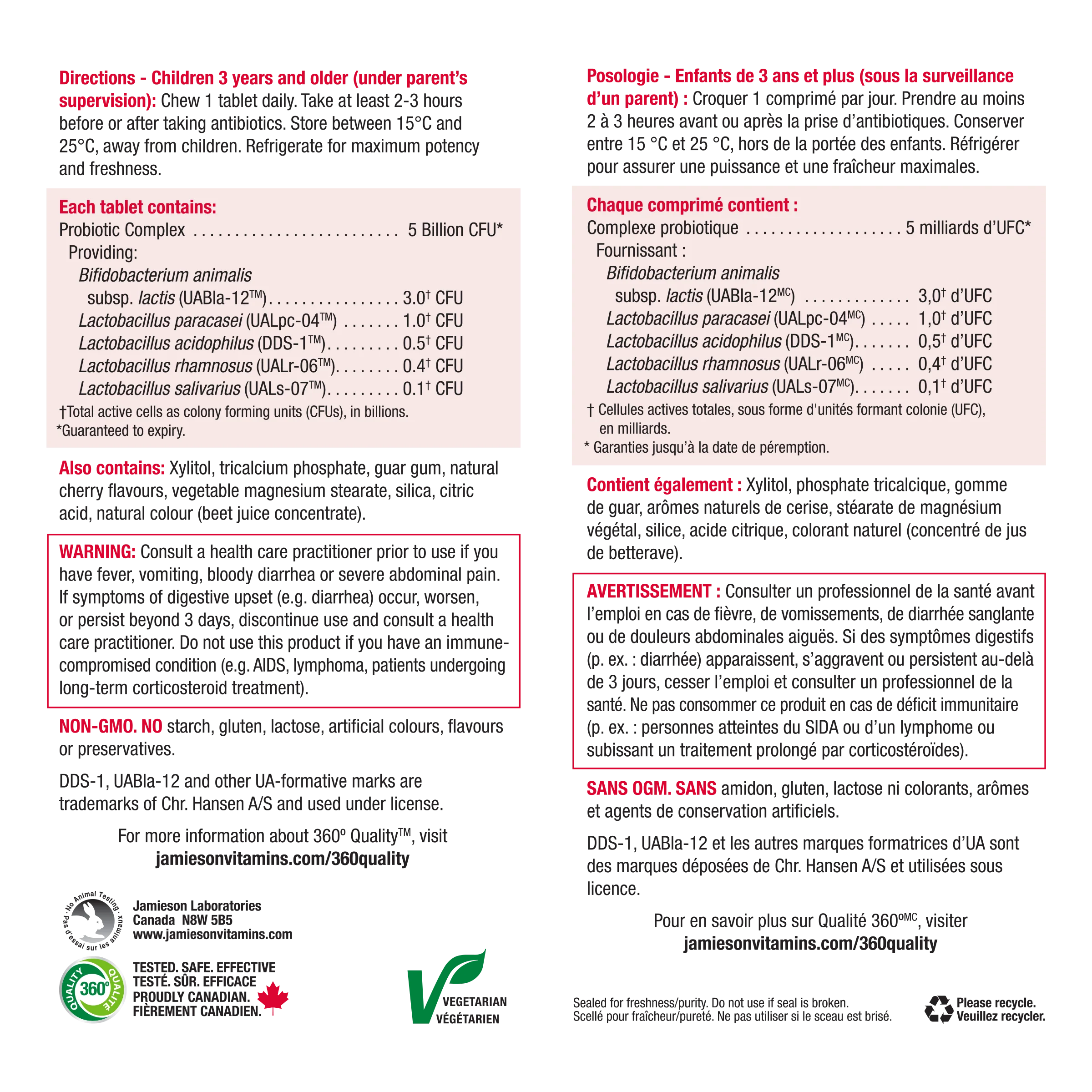 Kids Chewable Probiotic 5 Billion CFU - Image 3