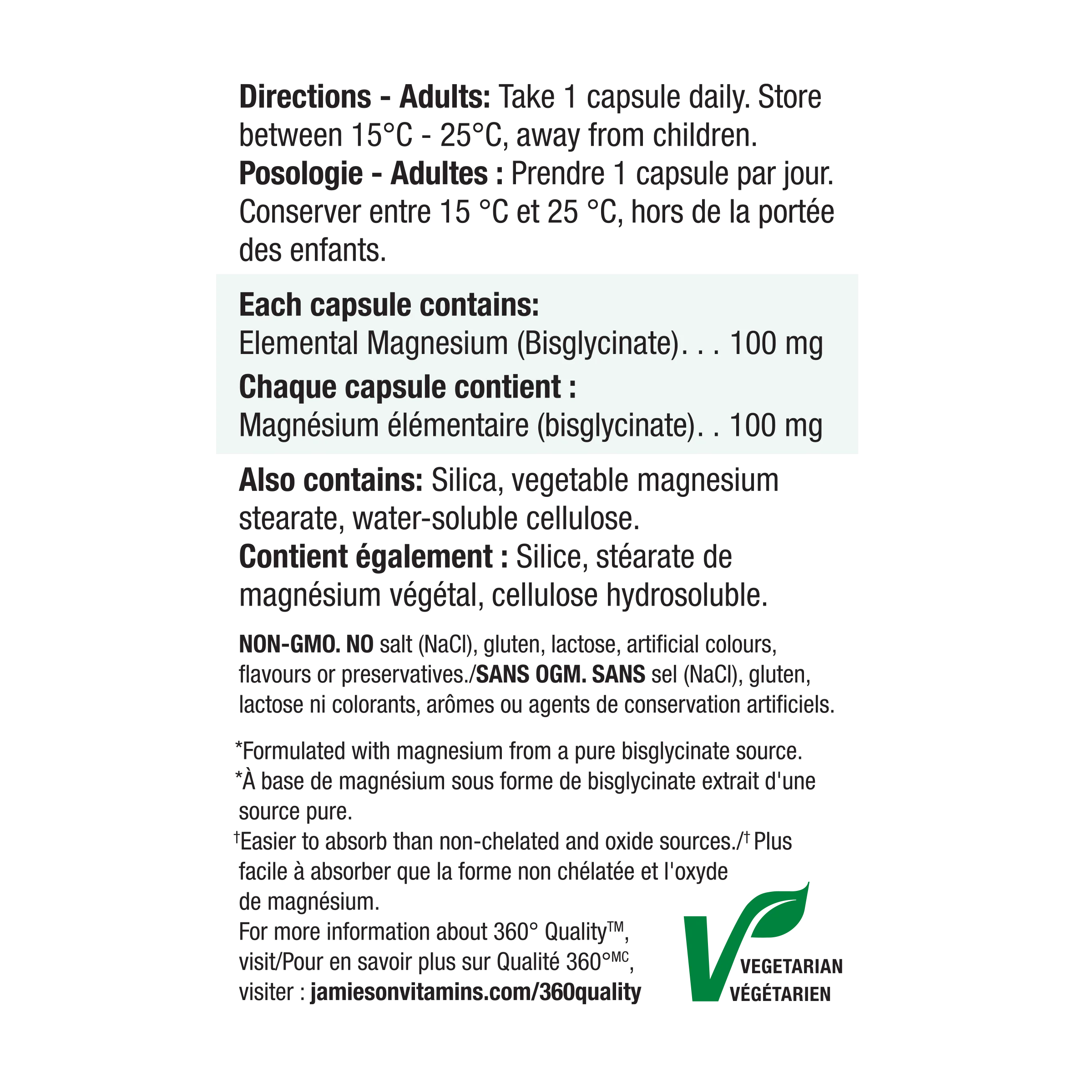 100% Pure Magnesium Bisglycinate - Image 2