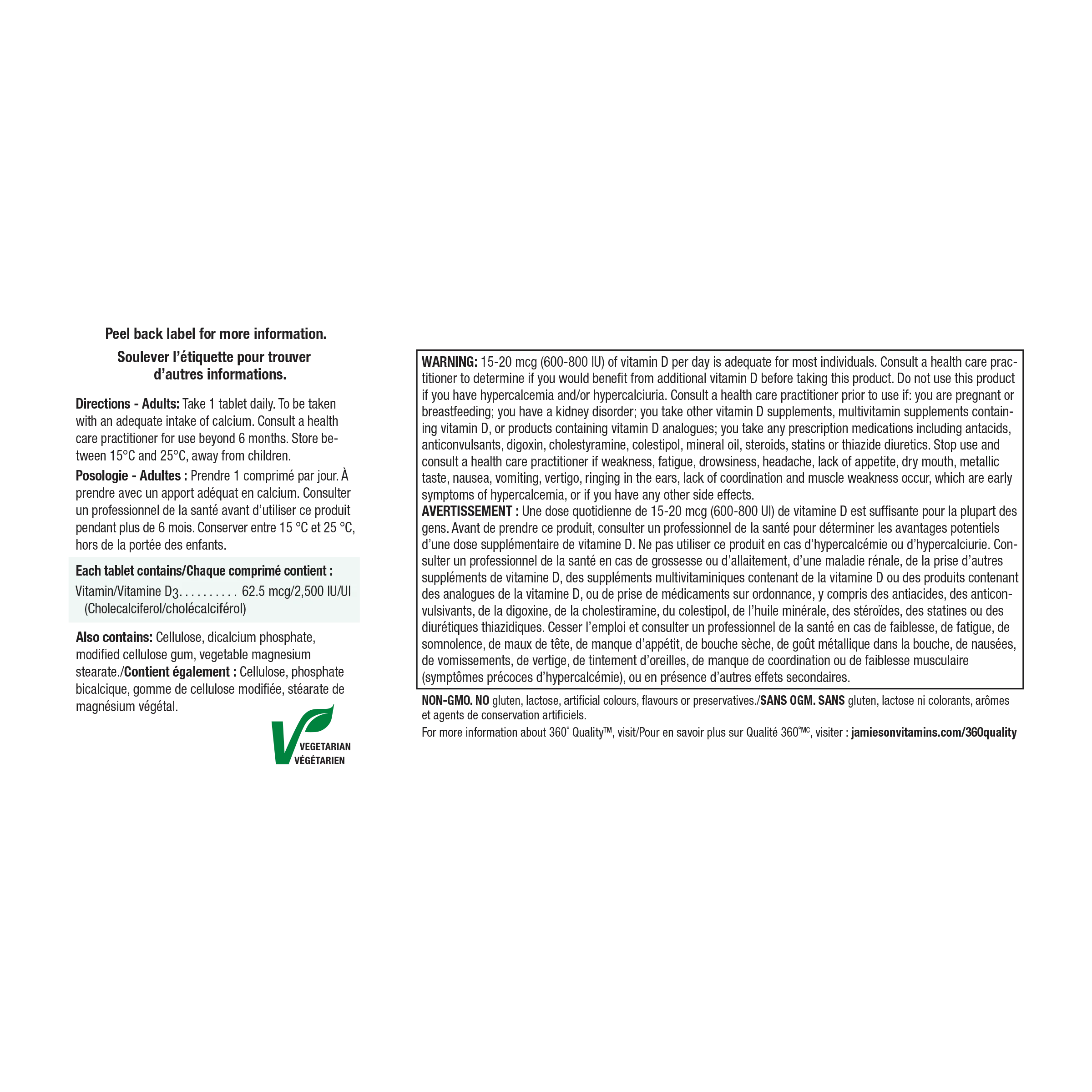 Vitamin D3 2,500 IU - Image 3