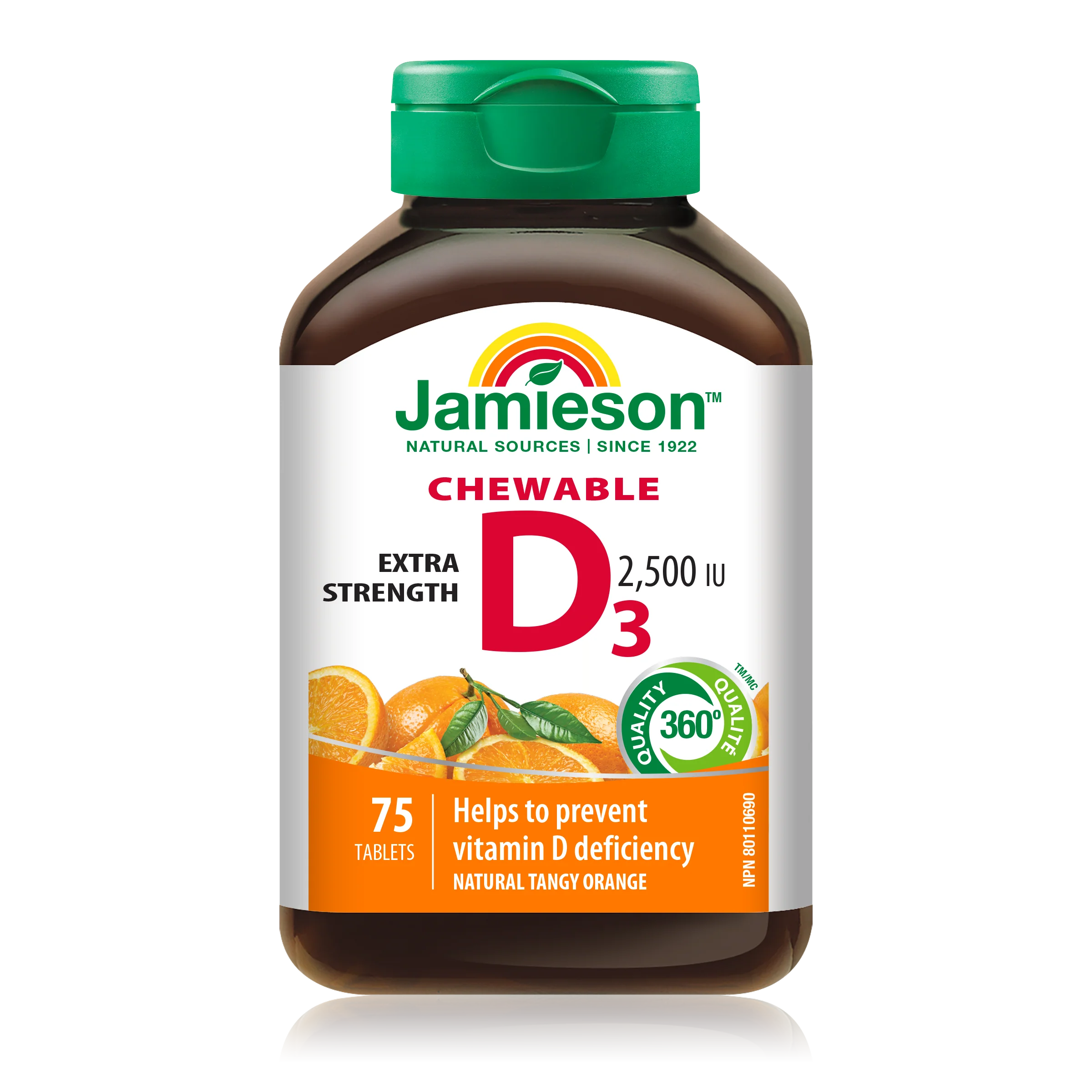 Vitamin D3 2,500 IU | Chewables